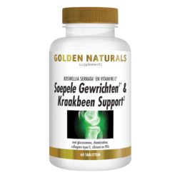 Golden Naturals Soepele Gewrichten & Kraakbeen Support 60 tabl.