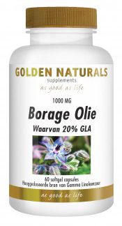 Golden Naturals Borage Olie 60 caps.