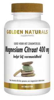 Golden Naturals Magnesium Citraat 400 mg
