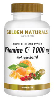 Golden Naturals Vitamine C1000 + Rozenbottel