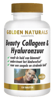 Golden Naturals Beauty Collageen & Hyaluronzuur 60 tabletten