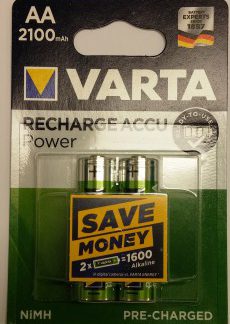 Batterij Varta Rechargeable AA 2100 mAh 2 stuks