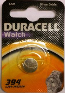 Duracell knoopcel batterij 394