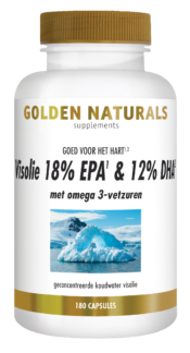 Golden Naturals Visolie 18 EPA & 12 DHA 180 softgel caps
