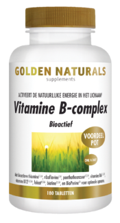 Golden Naturals Vitamine B complex 180 tab.