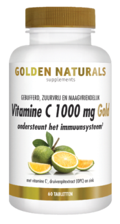 Golden Naturals Vitamine C 1000 Gold 180 veganistische tabl