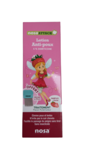 Nosa Attack Anti-Luizen Lotion Aardbei 100 ml