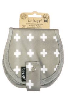 KipKep Napper Borstkompressen Etuitje Crossy Grey