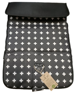 KipKep Napper Verschoonmatje Crossy Black