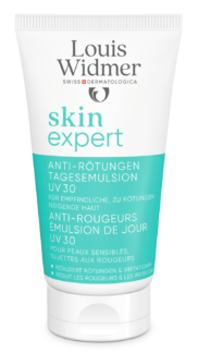Louis Widmer skinexpert Anti-Roodheid Dagemulsie UV 30 50 ml ongeparfumeerd