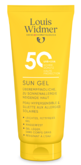Louis Widmer Sun Gel F50 100 ml licht geparfumeerd