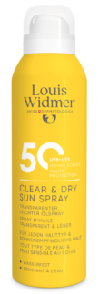 Louis Widmer Clear & Dry Sun Spray 50 200 ml licht geparfumeerd