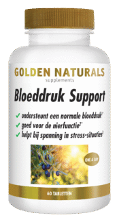 Golden Naturals Bloeddruk support 60 tab.