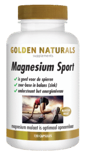 Golden Naturals Magnesium sport 120  caps.