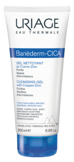 Uriage Bariederm cleansing cica gel irritated skin 200 ml