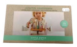 Little Dutch hamerbank hout roze